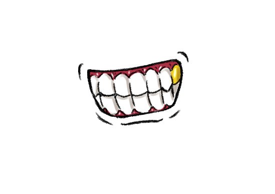 歯茎のtwitterイラスト検索結果