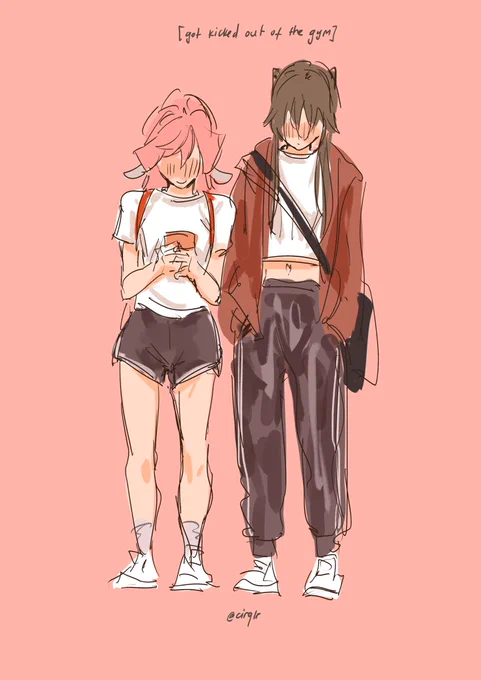 gym girlfriends yantao #genshinimpact 