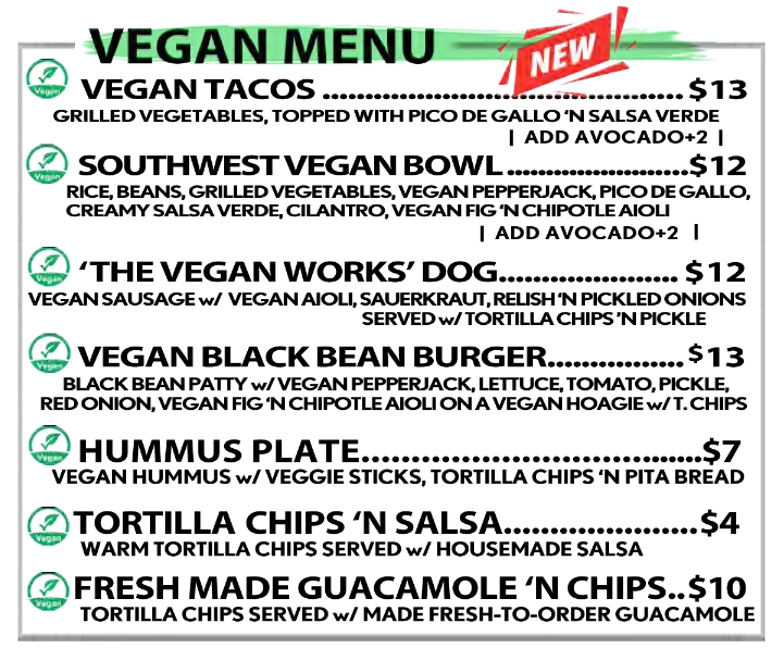 You've seen the amazing burgers on our new menu, but don't think we forgot all the #vegans &amp; #vegetarians.

Online ordering available on our website for dine-in or pickup.rebarlv.com

#rebarlv #getdrunkandbuyshit #davyslv #dtlv #dtlvartsdistrict #lasvegas #mysterybeer