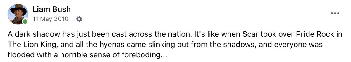 liamjbush's tweet photo. @LynseyJWrites I made the exact same observation... but after the 2010 general election! It's been a LONG 12 years 😅 https://t.co/J9gIv2YjcR