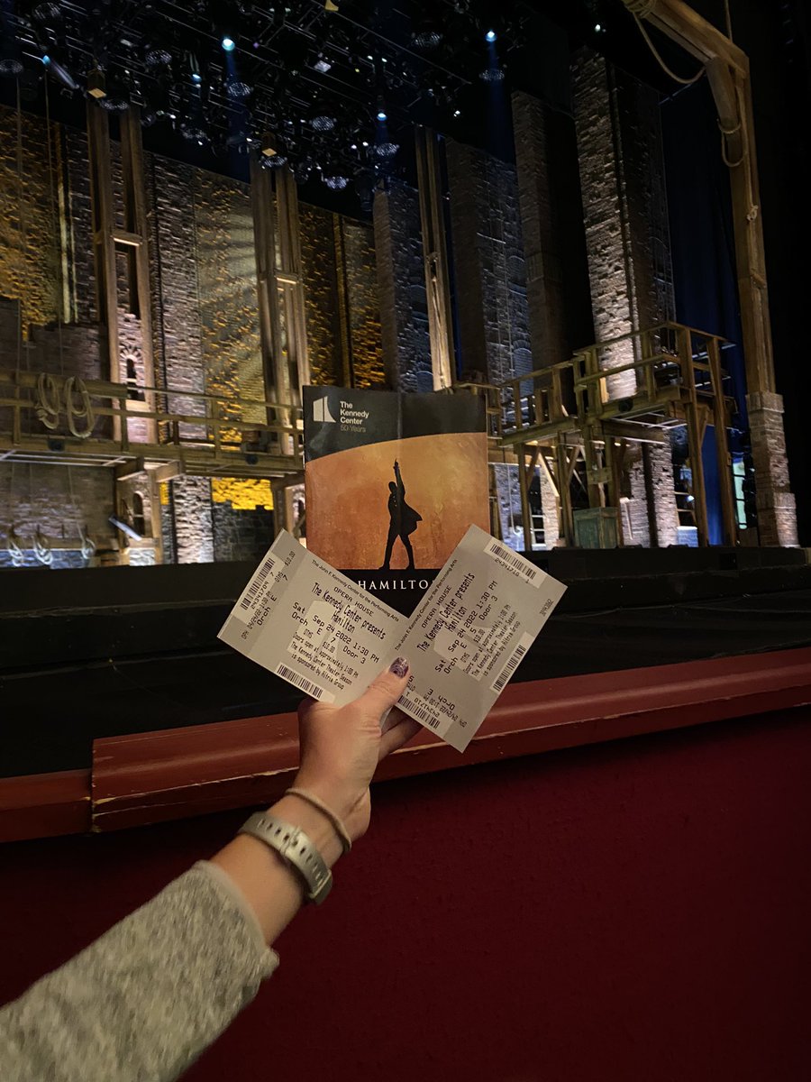 Thanks @lucky_seat for the great seats for Hamilton!!! Such an incredible show!!! #luckyseat #luckyseatlottery #hamilton #hamiltonmusical #washingtondc #kennedycenteroperahouse