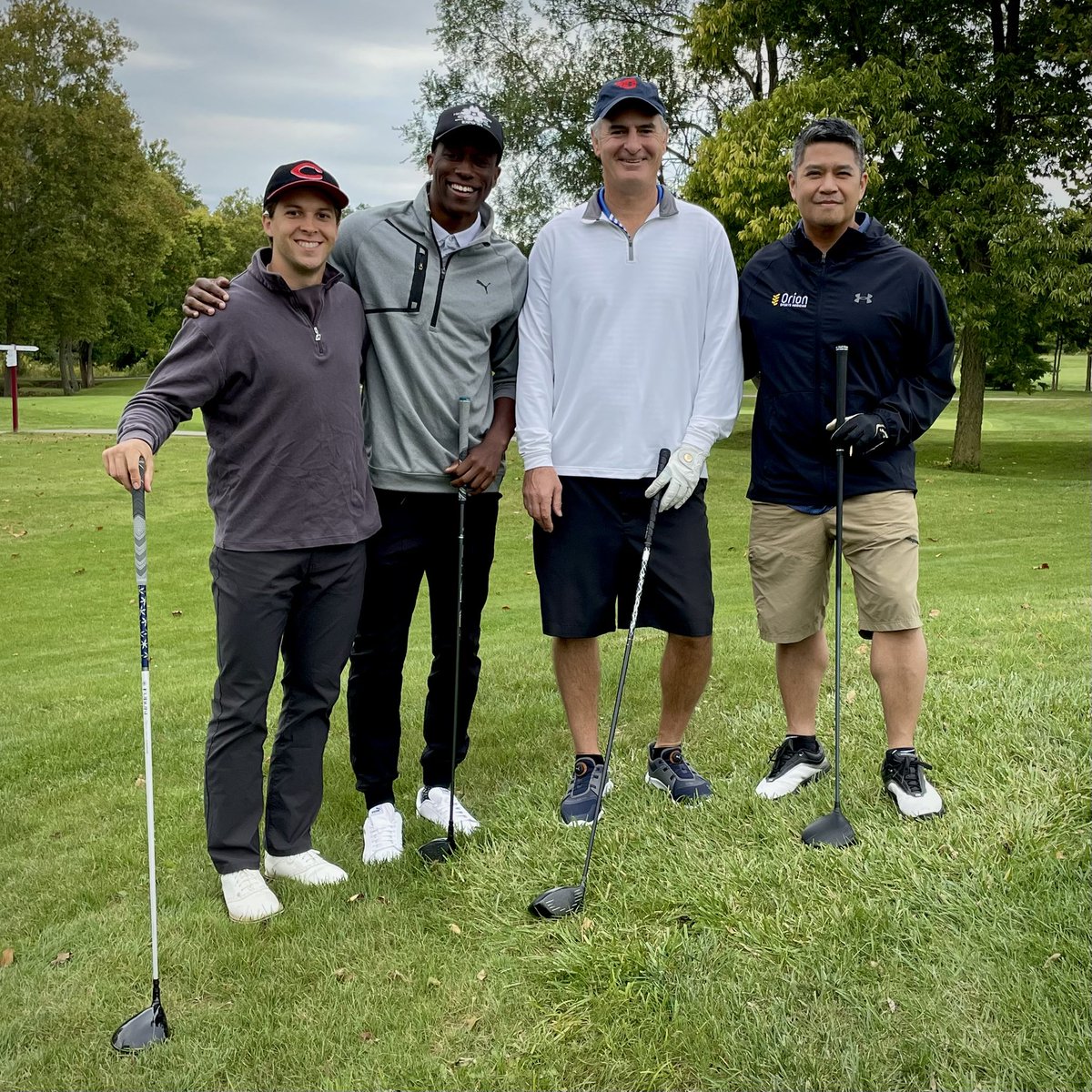 DrPhil_UDdpt's tweet photo. Thanks to @Smooth_Jordan @SlipperyFox10 and Dr Rubino for joining #teamOrion at the #UDDPT golf outing! https://t.co/OwaGRP4f14