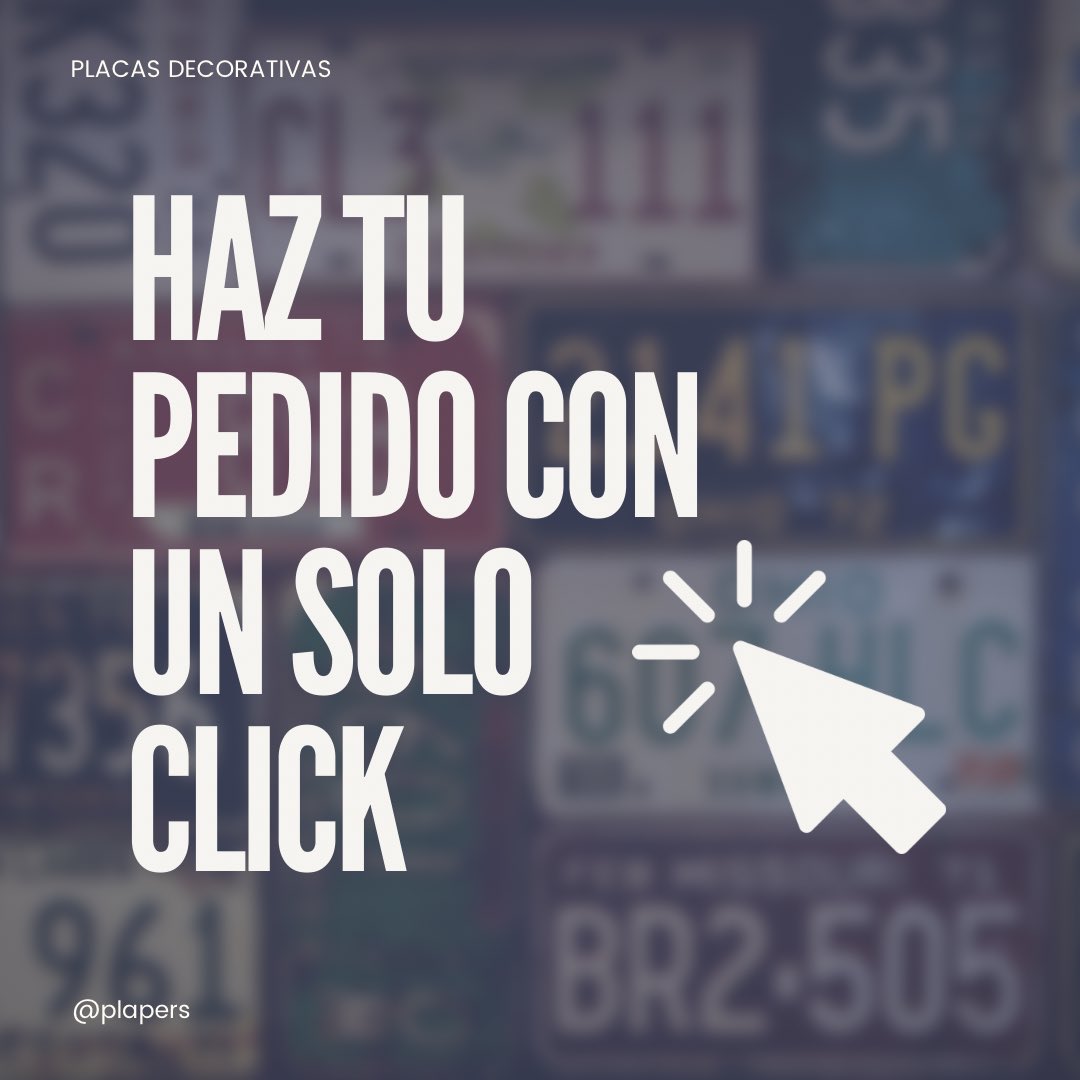 Plapers's tweet photo. Diseña tu placa con un solo click y pídela en nuestra página de internet! Te dejamos el link aquí! 🚗👍🏻

https://t.co/79Re5uWP8V

#placas #placasdecorativas #empresa #envios #enviosdcdmx #compras #compraonline #compralocal #regalos #regaloscdmx #regalospersonalizados https://t.co/UeDDpqQ6MN