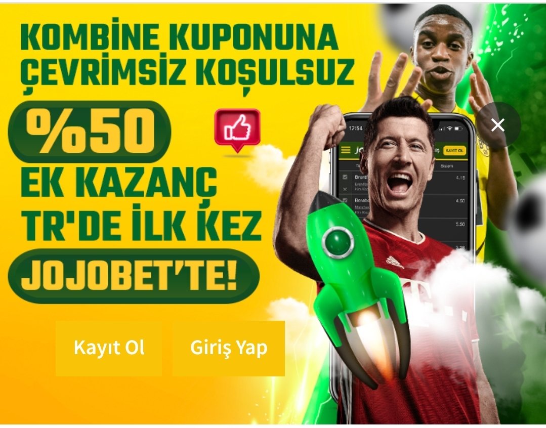 Elif0272's tweet photo. #jojobet https://t.co/ZjeGA0NnOy
karşılaşmaların oranlarını yükseltmek için size özel bir yenilik! https://t.co/9n1xddZO4E