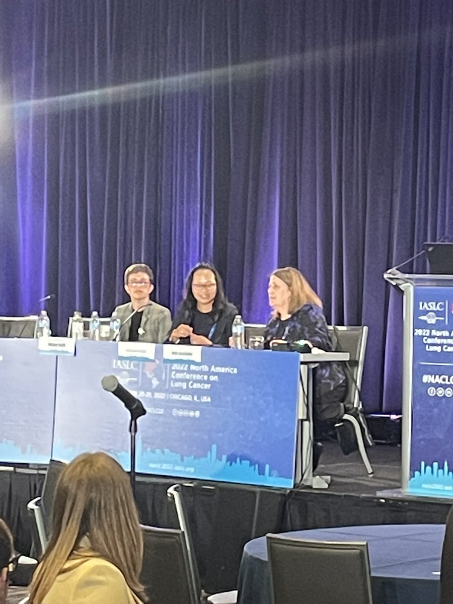 gdurm's tweet photo. Dr Mimi Ceppa chairing the poster discussion session at #NACLC. @girlceppa @IUCancerCenter https://t.co/f3flfDGAk8