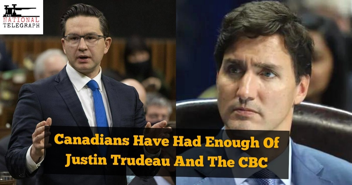 NatTelegraph's tweet photo. Polls Project A Poilievre Majority Government And Canadians Want to Defund The CBC

#cdnpoli #TrudeauMustGo #DefundCBC 

https://t.co/y8EIpC2dOZ https://t.co/8iOQVYHKat