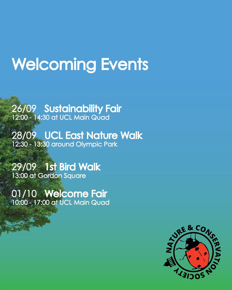 UCL Nature & Conservation Society tweet media