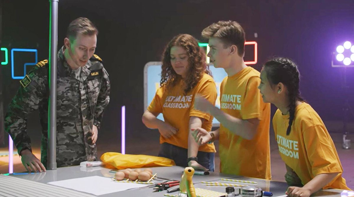 DefenceAust's tweet photo. #YourADF has joined forces with @Channel10AU for ‘The #UltimateClassroom’! 💪 Join @MisterWooTube, @HexSteph and our Defence team tonight at 6:30pm (AEST) on 10Shake to see how #STEM skills and some high-tech tools can unlock your inner problem solver. 🧩 https://t.co/9s5YgF0nOi