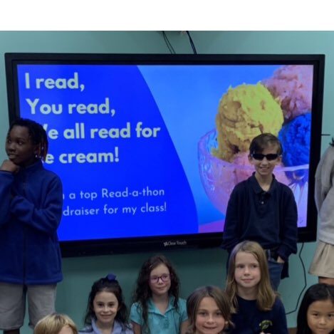 SpringdaleMacon's tweet photo. I read, you read, we all read for ice cream! These beautiful children raised funds for school field trips by reading and got to hang out together with cold treats! #SpringdaLEADS #Built4Bibb #Built4Reading https://t.co/FiwbkQ7wgB