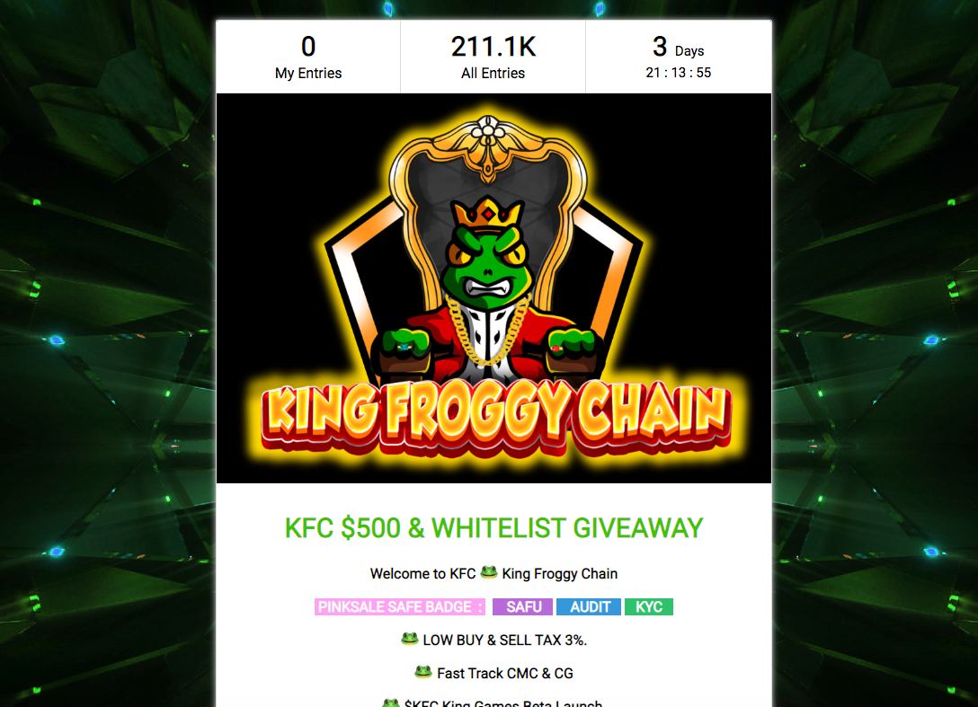 Got More then 200k Enteries on Our WL giveaway Page 

It was huge be prepare for the Presale and make sure you're whitelisted to buy

WL link - sweepwidget.com/view/62461-uz9…
