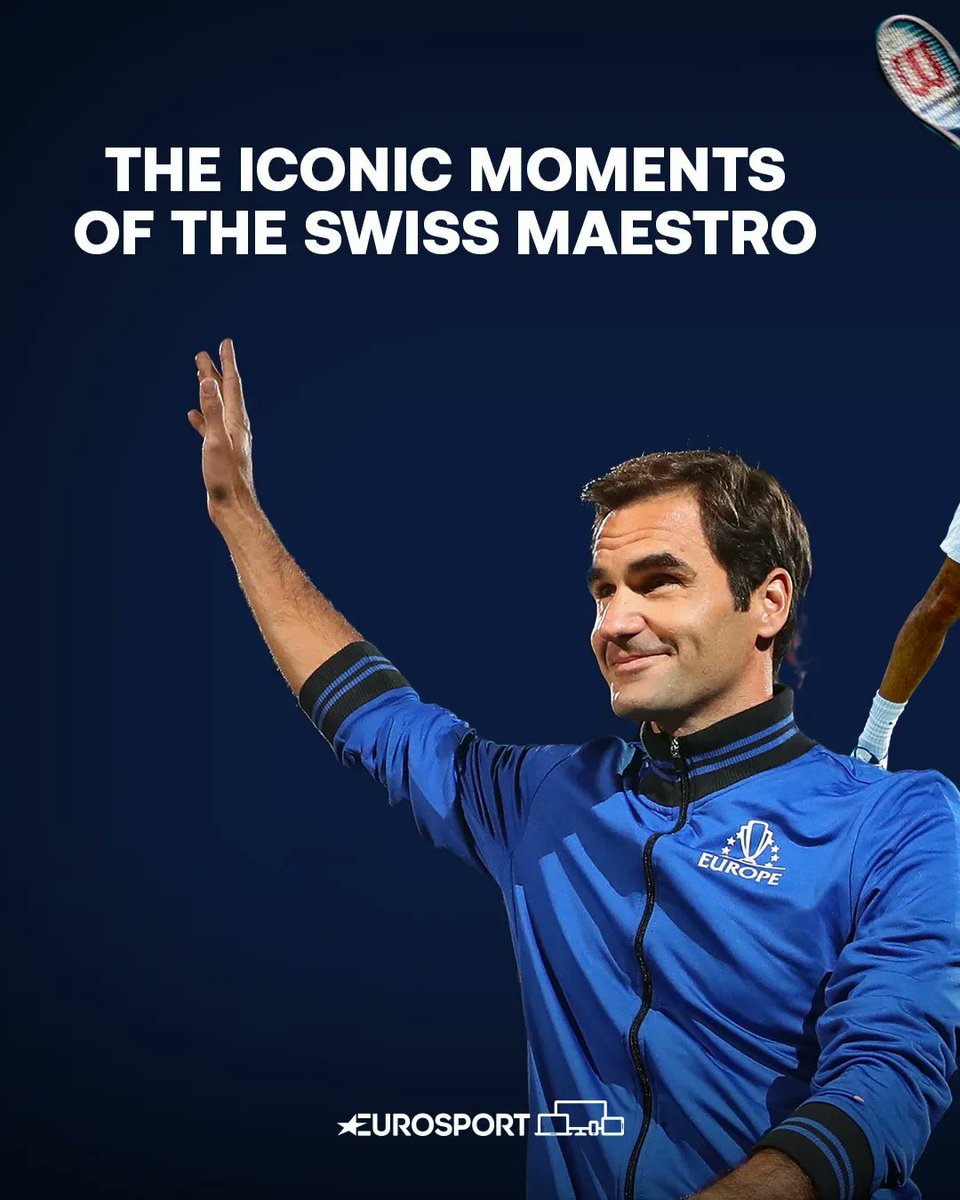EurosportIN's tweet photo. 2️⃣0️⃣ Grand Slams!
1️⃣0️⃣3️⃣ Titles!
1️⃣2️⃣5️⃣1️⃣ Wins!
One Incredible Journey! 🔥

We'll miss you champ ❤️ 
@rogerfederer

#EurosportIndia #Eurosport #RodgerFederer #Rodger #Federer #Tennis https://t.co/8fpOshbjY9