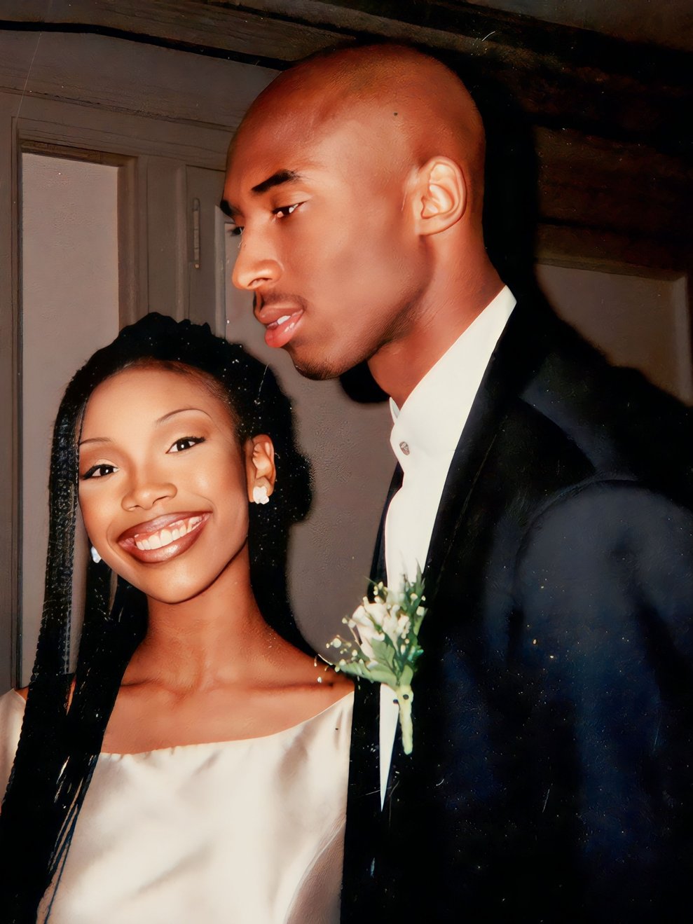 Clitaurus on Twitter "Brandy with Kobe Bryant at his Prom (1996