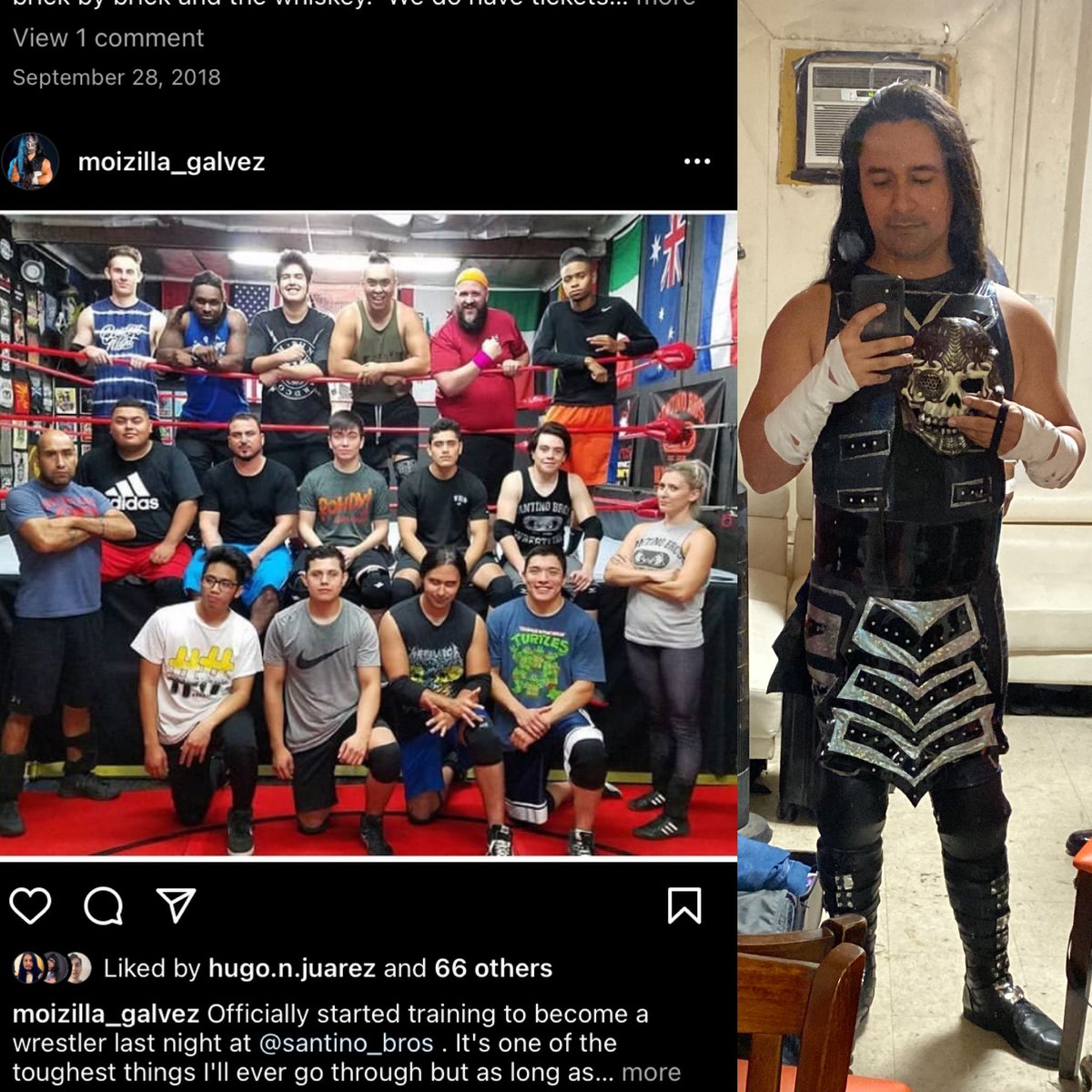 moizilla_kaiju's tweet photo. Started my wrestling journey 4 years ago today. Then vs now
#wrestling #lucha #luchalibre #santinobros #aaa #cmll #wwe #aew #njpw #roh #tna #gcw #pwg #wrestler #vwe #luchahomies https://t.co/PKXvk5ZDEc