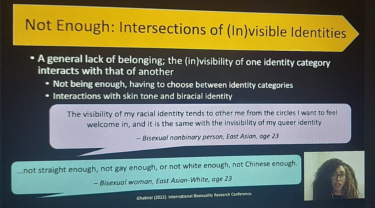 EllenPleasance's tweet photo. @MonicaGhabrial talking about intersectional experiences at the second ever International Bisexuality Research Conference! 🌈 #ibrc @bisexualscience https://t.co/iLncoJKD7g