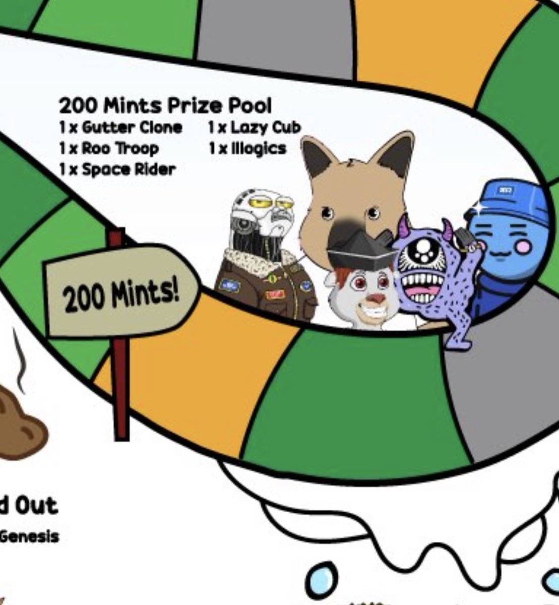 @JanitorsNFT is onto phase 2, their giving away these to raffle winners <a href="/GutterClones/">Gutter Clones</a> <a href="/RooTroopNFT/">Roo Troop</a> <a href="/SpaceRiders_NFT/">Space Riders</a> <a href="/LazyCubsNFT/">Roary McRoarinson | #LazyCubs 🐱</a> <a href="/illogics/">illogics</a> only .015 Eth to mint —> janitorsnft.io