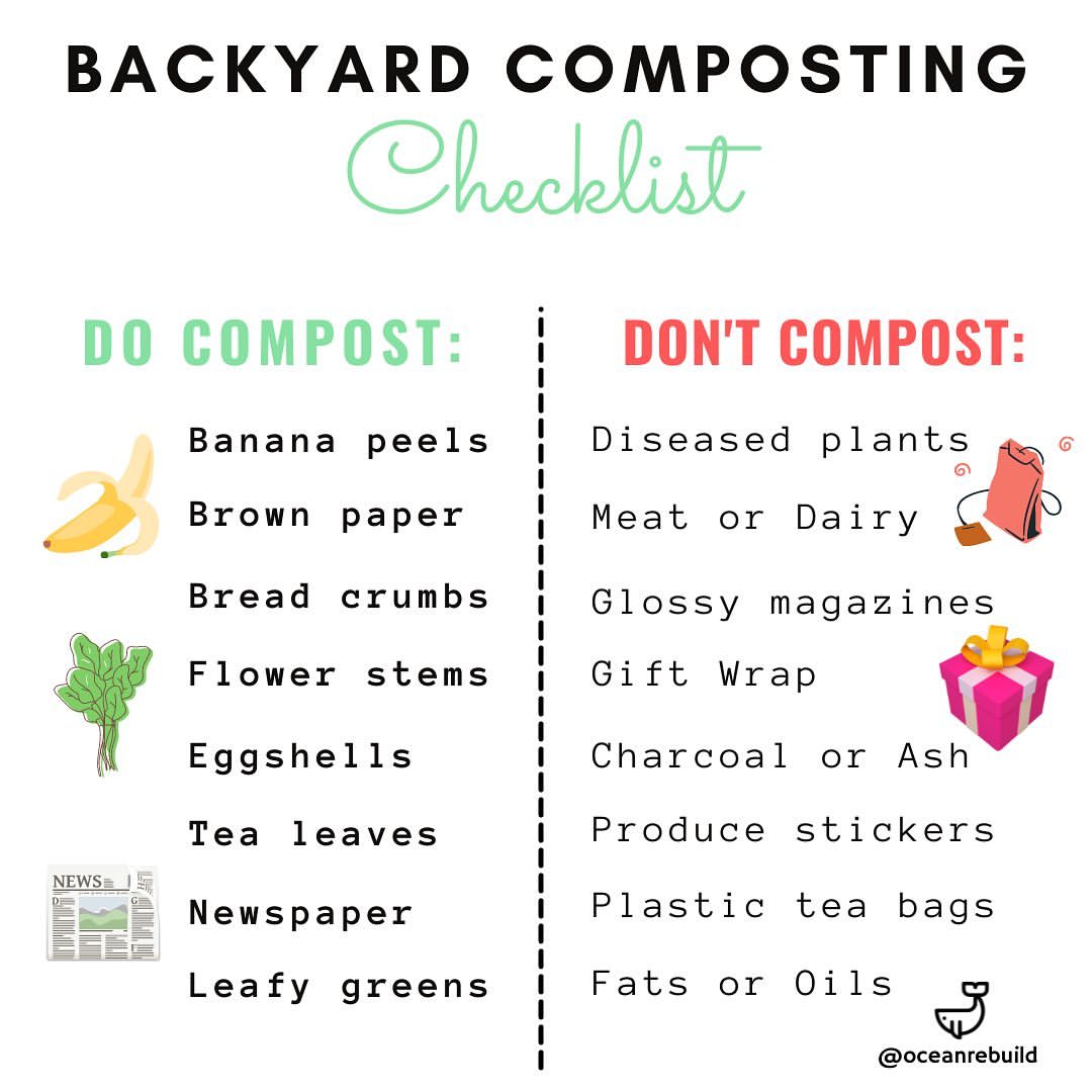 ecofriendlyfact's tweet photo. Composting doesn't have to stink — we promise!🙌💚🌏

#Sustainability #plasticpollution #ecowarrior #ecoconscious #environmentallyfriendly #environmentallyconscious #reduceplastic #zerowastejourney #wastefree #lowimpact #sustainable #lessplasticwaste #stopusingplastic #ecotips https://t.co/k5iFwrPzuL