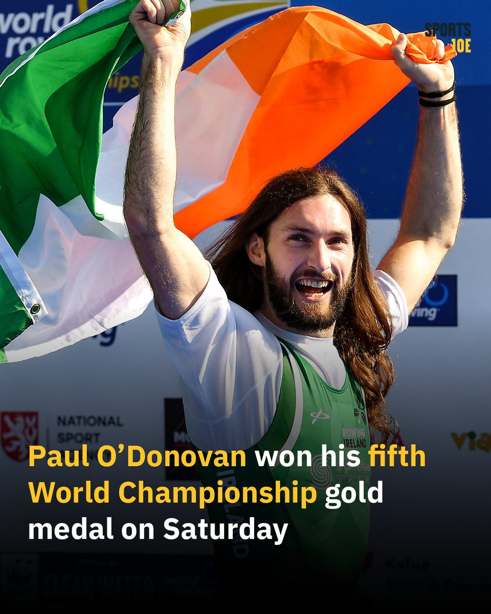 O'Donovan has now won:

1 Olympic gold &amp; 1 Olympic silver 🎖️
5 World Championship golds 🥇
3 European golds 🏅

A moment of appreciation please, for an Irish sporting phenomenon 🇮🇪