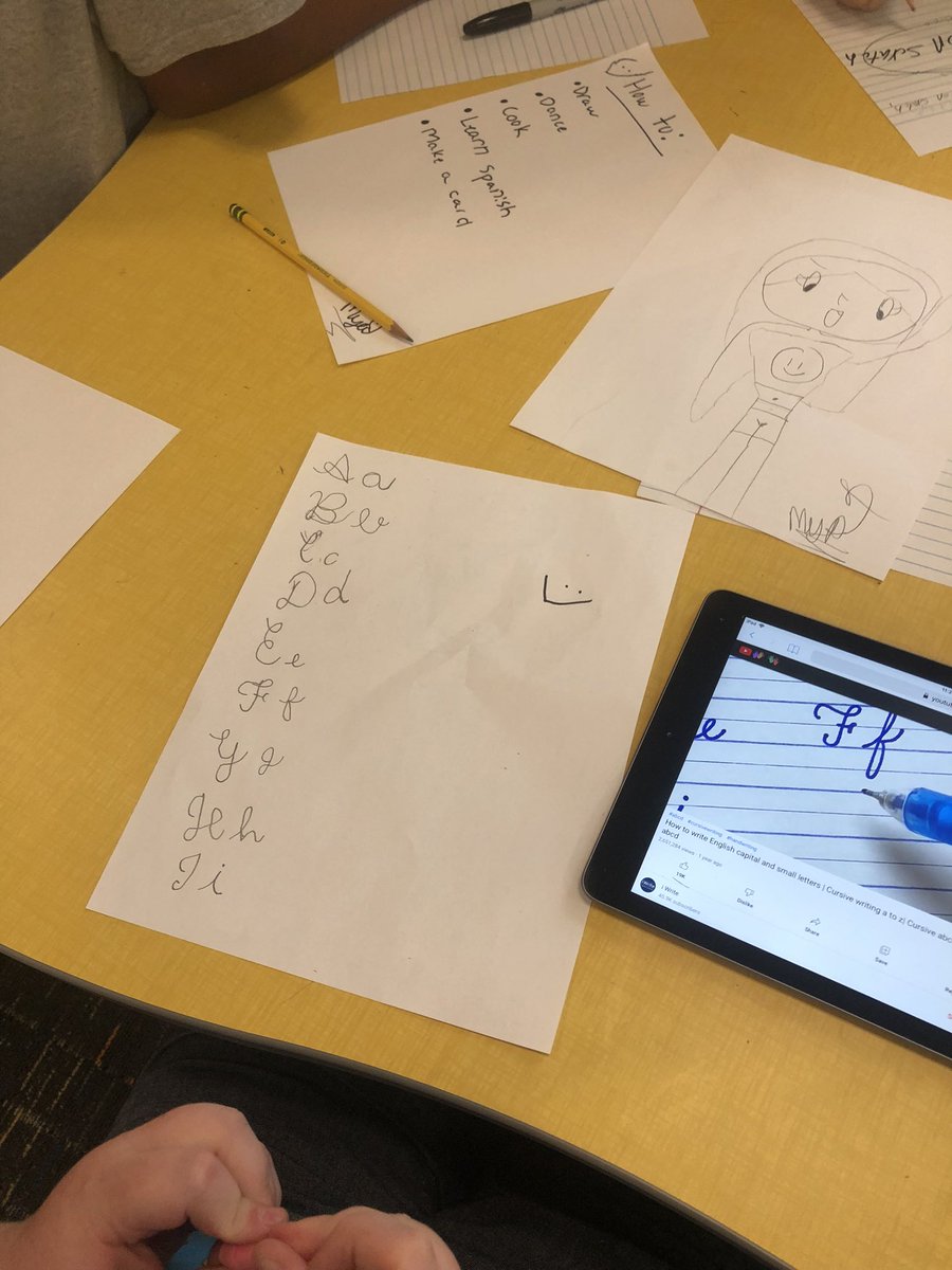 Amy_BakerLMS's tweet photo. Enrichment Ss @WilkersonElem started working on their How-To videos today. Student topics include sign language, origami, cursive, creating perfect circles and coding w @scratch and #minecraftedu. @PlayCraftLearn #sequentialorder #jcpslibraries @JCPS_LMS @PrinWilkerson https://t.co/Y9EOXCLa9L