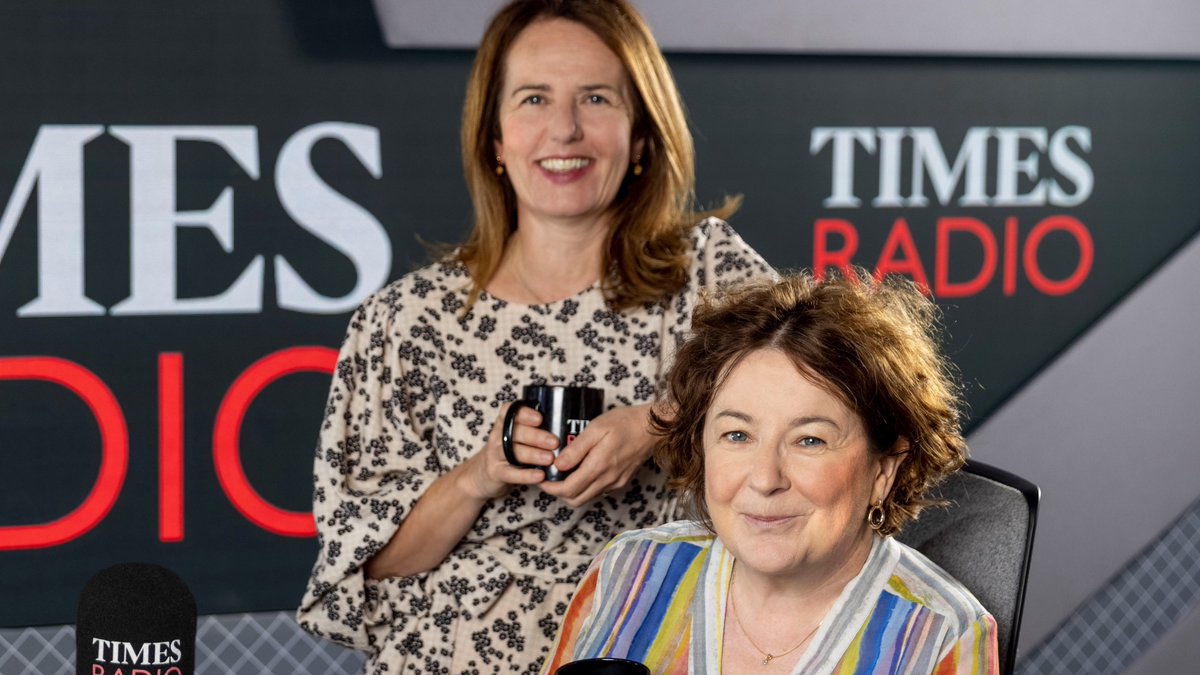 TimesRadio's tweet photo. *NEW SIGNING!*

We're over-the-moon excited to announce that @janegarvey1 &amp; @fifiglover are joining #TimesRadio to present a new live afternoon radio show together every Monday to Thursday.

Plus they'll be doing a new podcast.

It all starts on Mon 10 Oct.  We cannot wait! https://t.co/tBC923m4vb