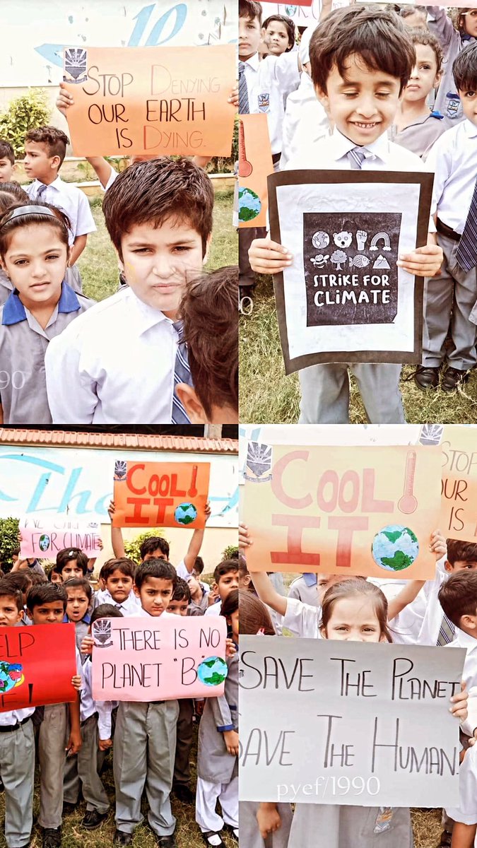 psdf_pak's tweet image. Climate change awareness campaign by PYEF at Horizon school.
It’s time to prepare them via making them aware that if no radical actions are taken to combat climate change, there future is at greater risk.
#pyef #awarnesscampaign #climatechange #fridayforfutre