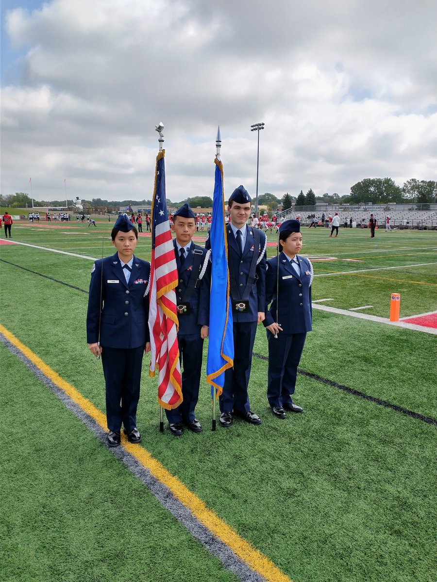 NorthAFJROTC's tweet photo. Color Guard @ Homecoming game https://t.co/E6EPRW6znJ