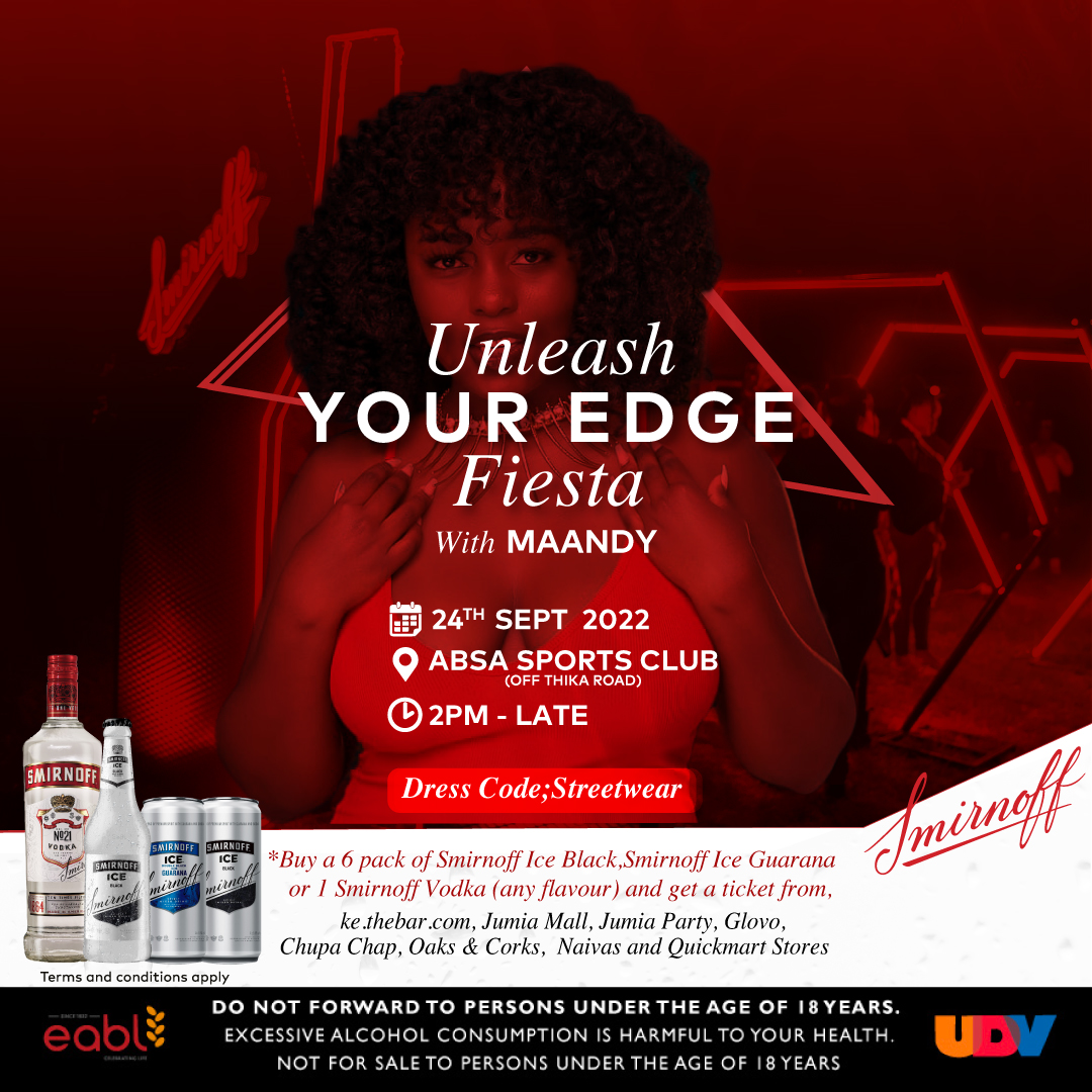 elisha_john's tweet photo. Leo @SmirnoffKE Fika 202 at Absa Sports Club off Thika road from 2pm until late #FlavourWithEdge  Khaligraph Jones &amp; Femi One in the house. Buy a 6 Pack of Smirnoff Ice Black / Smirnoff Ice Guarana or 1 Smirnoff Vodka  of any flavour and get a ticket from: https://t.co/VQDjWpKja5 https://t.co/8Xj9FUj122