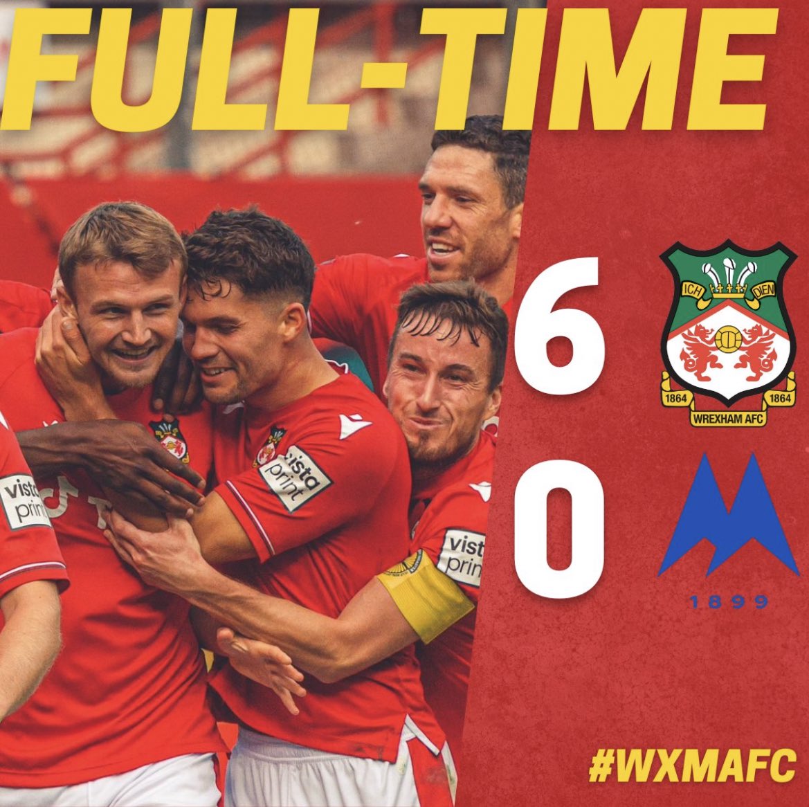 Sprowser's tweet photo. Not a bad first game for the little fella #WrexhamAFC https://t.co/0eHywAYbuJ