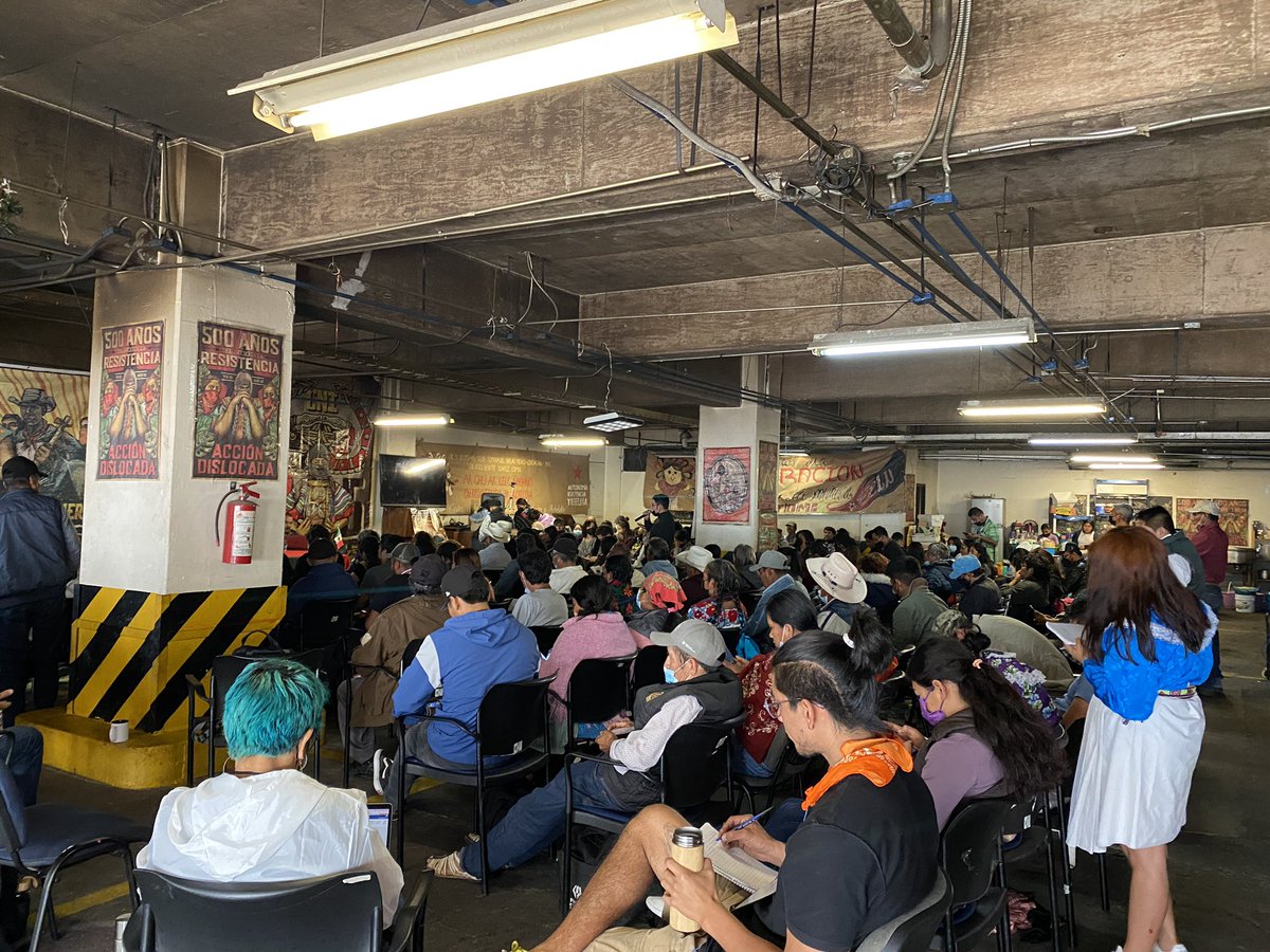 CNI_Mexico's tweet photo. En estos momentos se lleva a acabo la Reunión Ampliada de la Comisión de Coordinación y Seguimiento del #CNI-#CIG en la Casa de los Pueblos "Samir Flores Soberanes" en la #CDMX con asistencia de 98 delegadas, delegados, concejales y concejales https://t.co/GUUsTyhELy https://t.co/Um3E9xqCDe