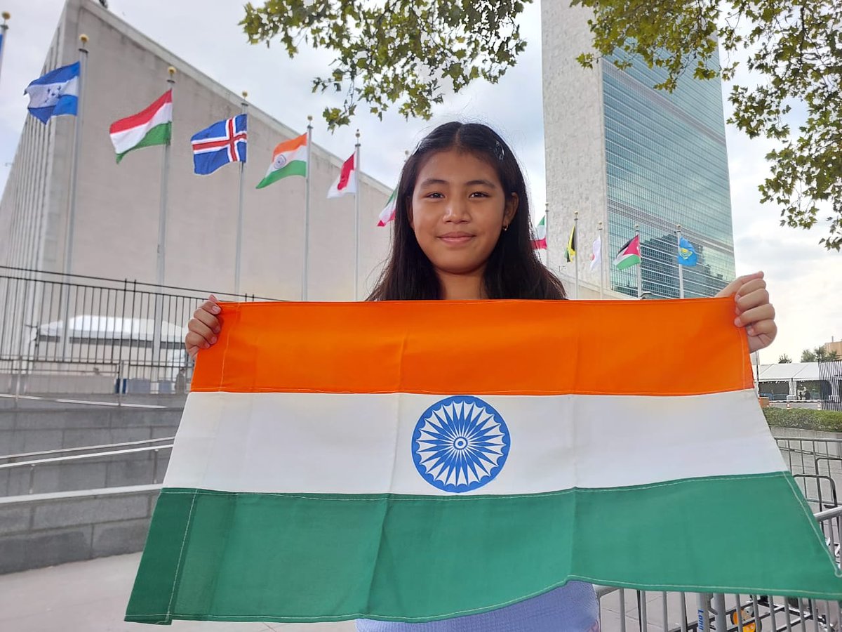 Not a single Indian media cover my news of attending the UN General Assembly #UNGA at UN HQs, New York because I question our leaders and the big Industrialists. More or less, I'm an Indian, not Chinese & I'm representing my country 🇮🇳 as one of the youngest participants here! 😢