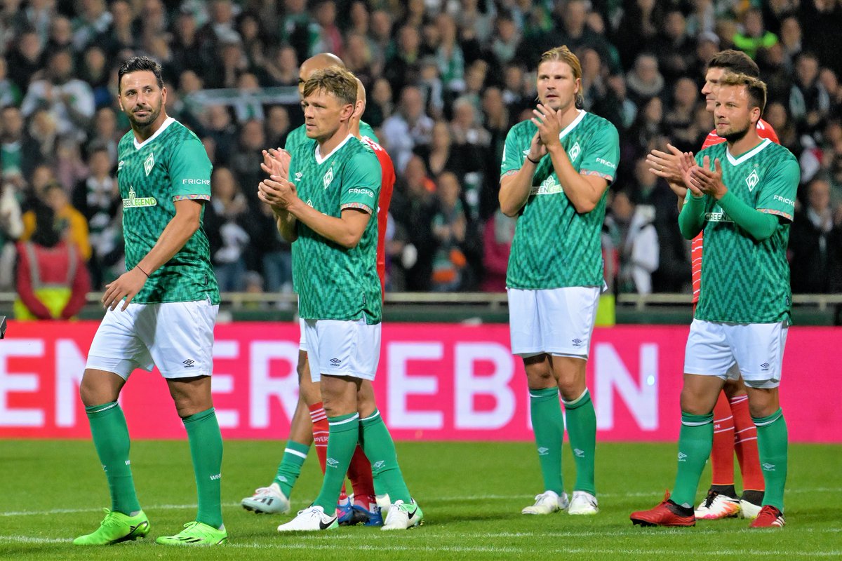 werderbremen's tweet image. Danke für alles, Legende! 🐐💚

#AdiosPiza | #ClaudiosFiesta | #Werder
