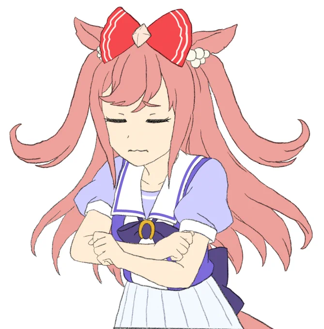 描きかけのおデジ。 