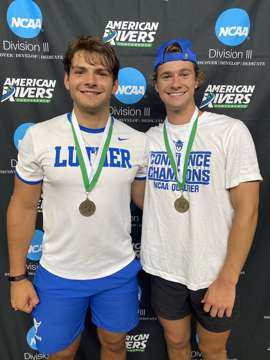 AmerRiversConf's tweet photo. Champions! @norsesports Max Loen and Luke Westholder win A-Doubles of the @AmerRiversConf Men’s Tennis Individual Championship.

#rollriversMTN 🎾 https://t.co/gYbH3FFxwR