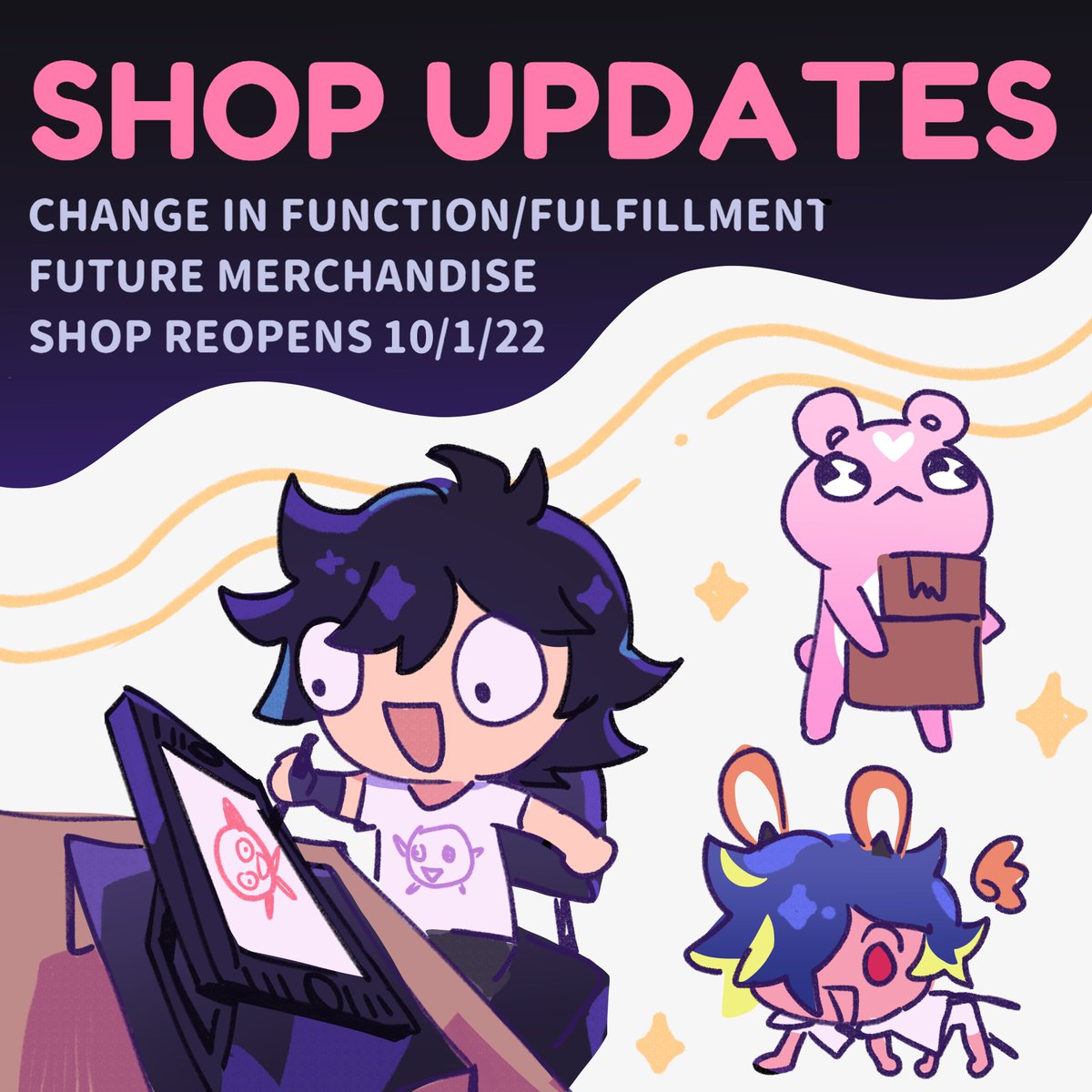 ST0RE NEWS!!!!
🍇 20% OFF DISCOUNT UPON REOPENING 10/1/22 (extremely rare‼️)
🍇 packages now shipped from @replikayt!
🍇 planned future designs!
-  read the images for more info! 💙 