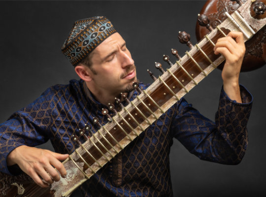 raga_mala's tweet photo. Catch our next in-person Sitar concert by Josh Feinberg and team at 7PM, October 22 2022 , Festival Place, AB. https://t.co/lfLyVlO3fs