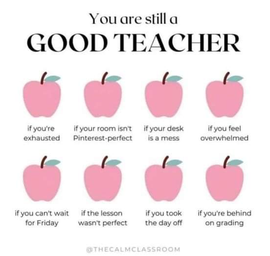 Important reminder! 🙌 
📷 <a href="/thcalmclassroom/">The Calm Classroom</a>