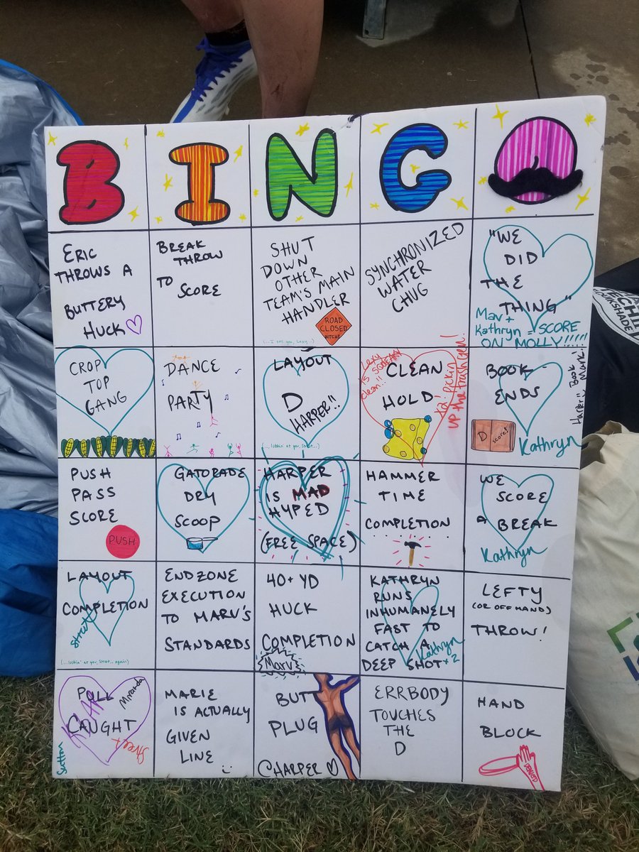 Bingo board update! About to play Jackwagon 😁