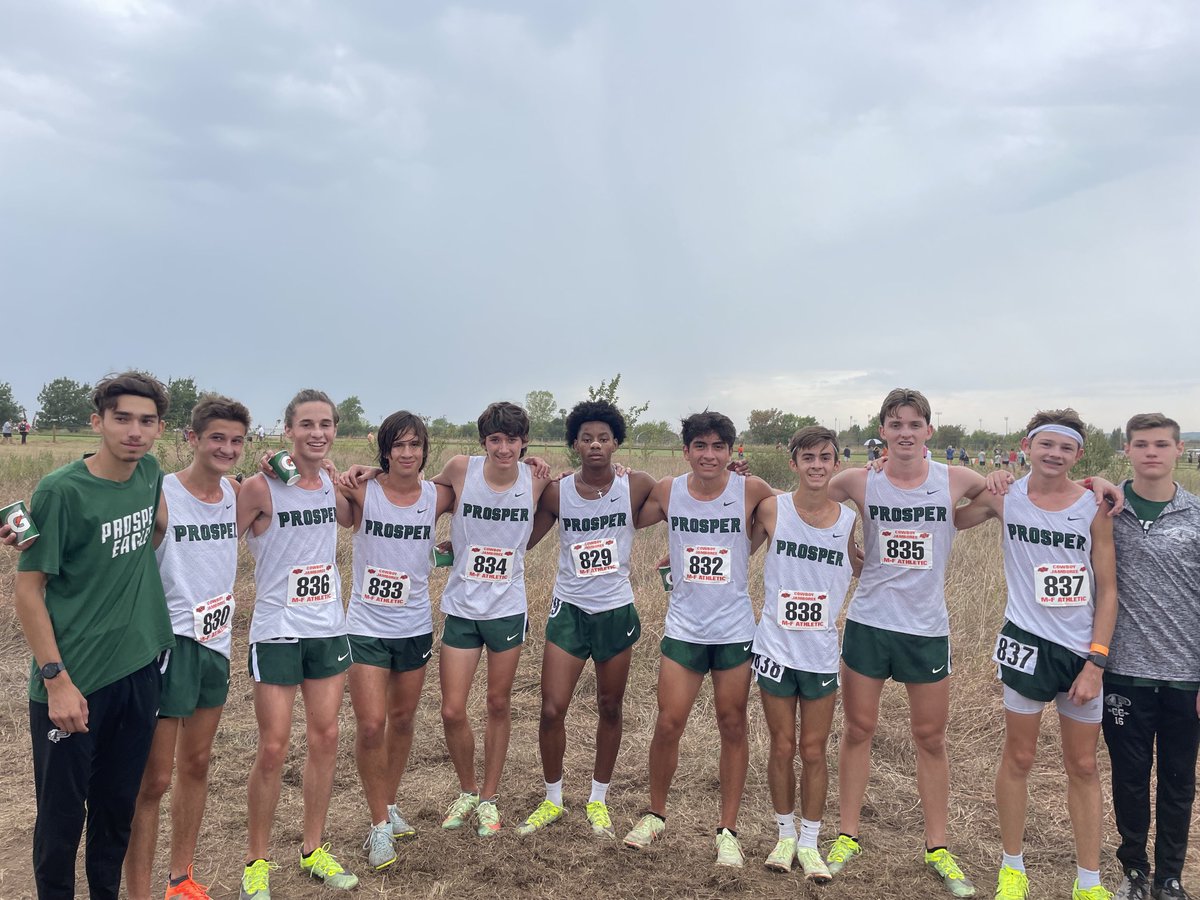 ProsperXCTrack's tweet photo. Great day @ the OSU Cowboy Jamboree! Perfect conditions &amp; a beautiful course! Boys Team finished 🥉 out of 30 and Girls Team finished 🥇out of 28! It’s a great day to be an EAGLE! RTB #ProsperProud ⁦@ProsperHS⁩ ⁦@UTexas35⁩ ⁦@PISD_Athletics⁩ ⁦@TXMileSplit⁩ https://t.co/J6Lw92nL5Z