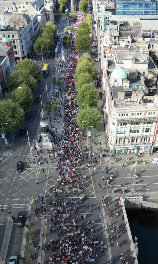 COLCIreland's tweet photo. This is what people power looks like!

20,000 on the march. https://t.co/3UCjQifD0u