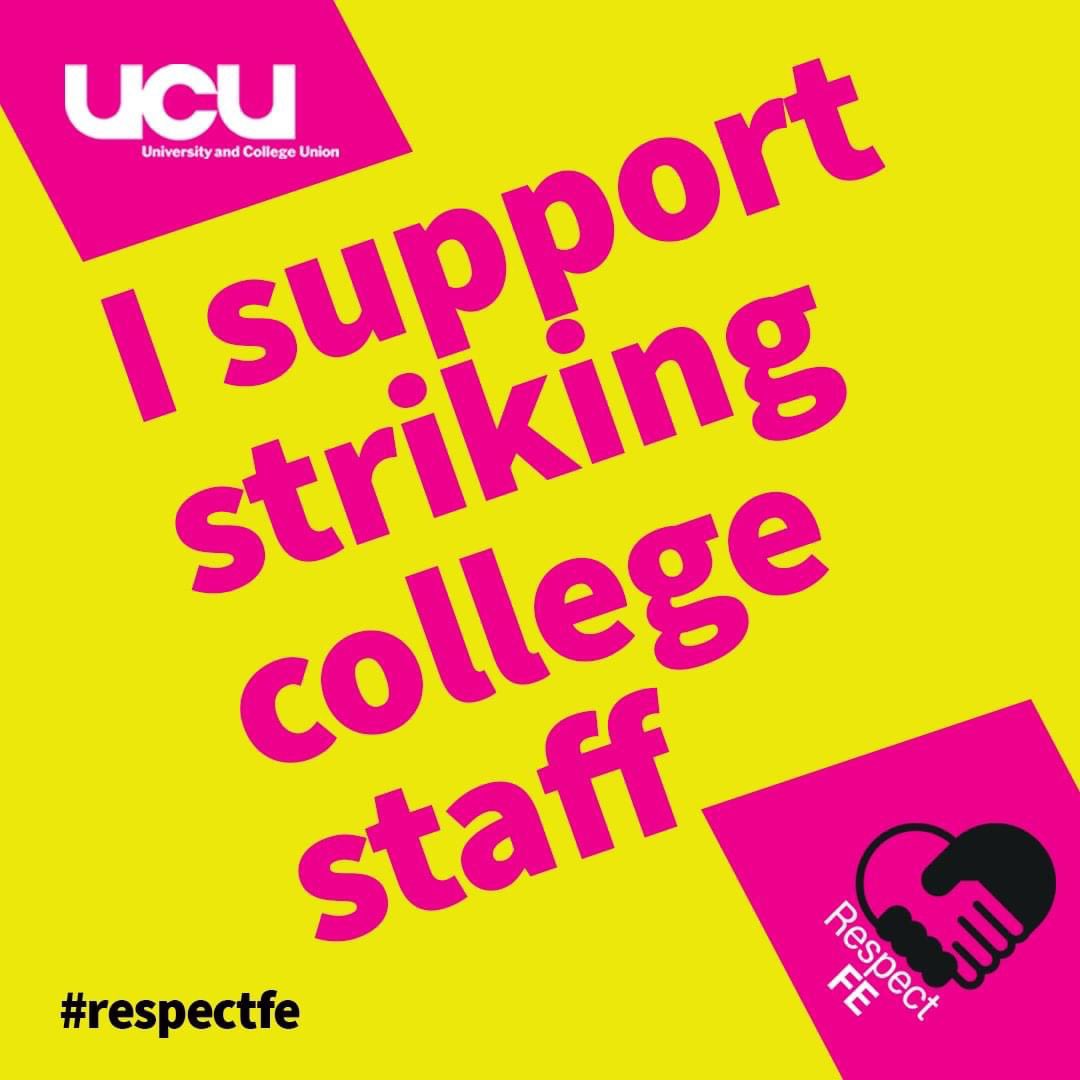 UCU_COBC's tweet photo. City of Bristol college UCU is getting ready to strike, starting Monday. Bristol people join our pickets at every college site.  Spend the word! https://t.co/4K3mhlZOn2