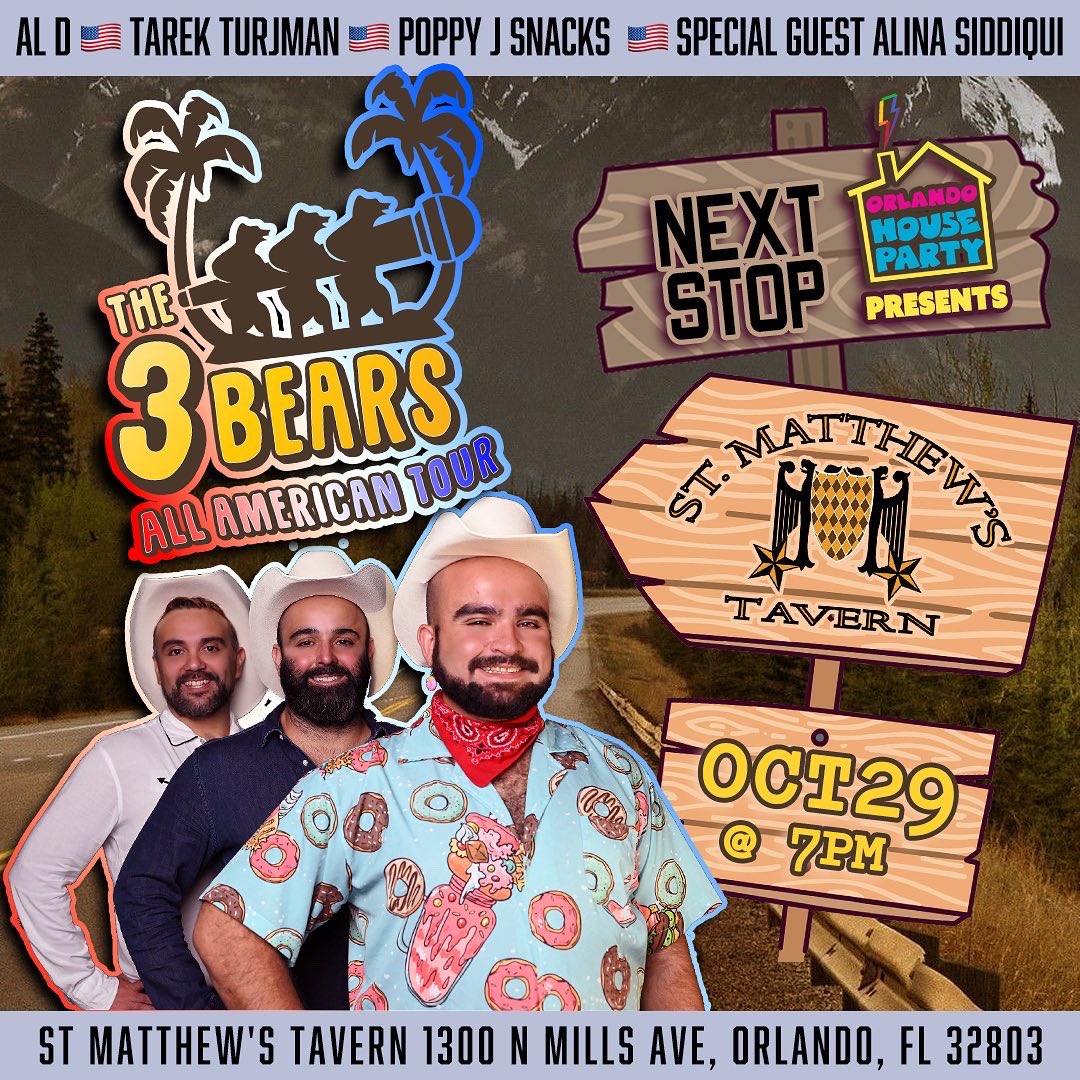More cities coming soon…

🐻 🎤 🐻 🎤 🐻 🎤 

Ticket link in bio!

#standupcomedy #miami #orlando #sarasota #brooklyn #newyork #miami #miamibeach #the3bears #bearsofinstagram #bears #lgbt