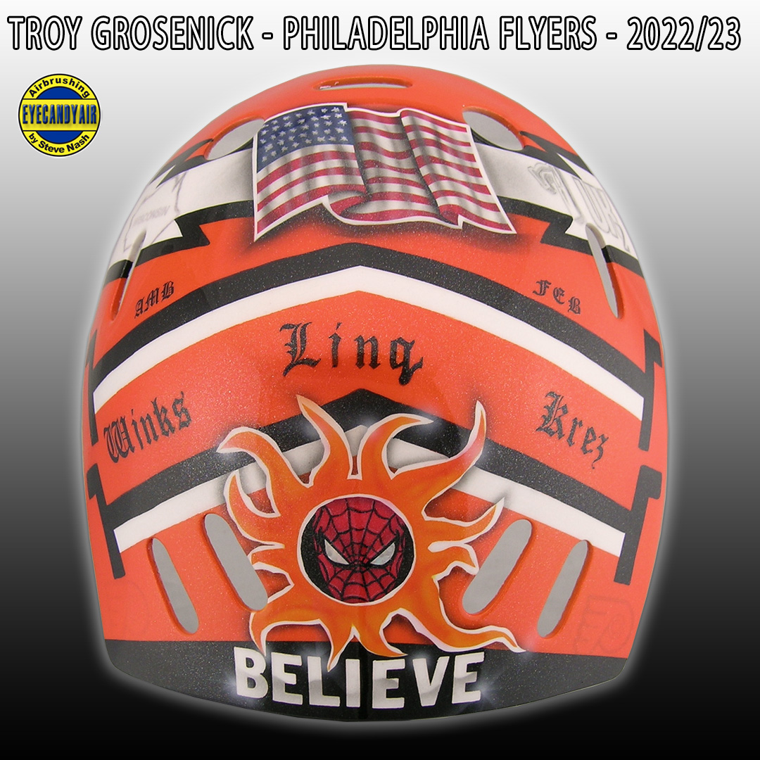 Goose feels the need... The need for speed. Check out @TGrose1's Top Gun inspired mask for this season. (🎨: @eyecandyair)