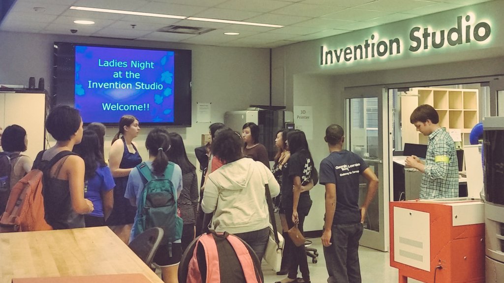 asjariwala's tweet photo. Exactly 8 years ago the @GTInvention hosted a ladies night event and continues to welcome #diverse students from across campus to build creative #confidence. Today, the majority of the exec team for this #makerspace has outstanding women! 🙏🙌 #InclusiveExcellence https://t.co/ut8suAObIL