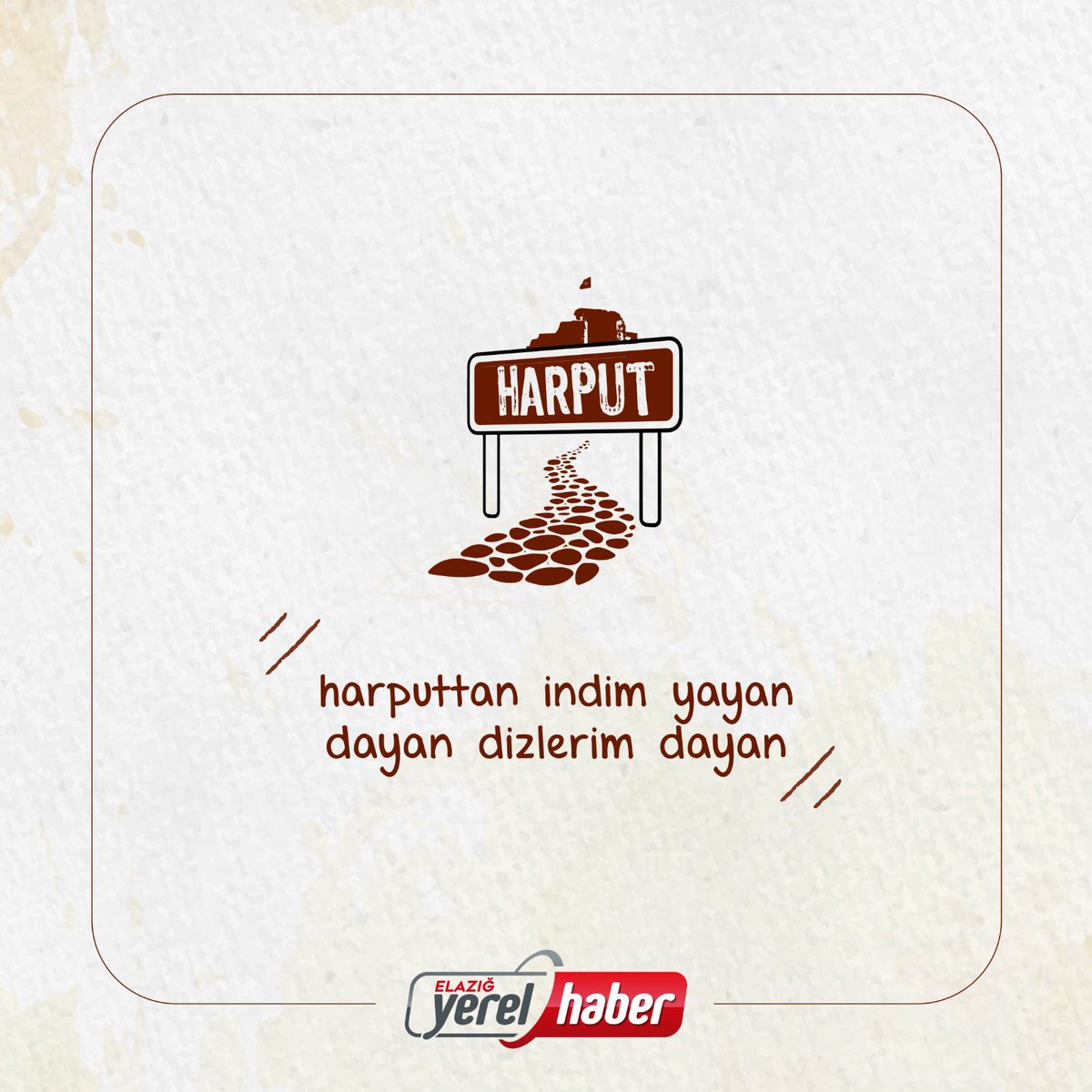 harputtan indim yayan, dayan dizlerim dayan.
.
.
.
#elazığca #elazığdeyimleri #elazığ #elazığyerel #elazığyerelhaber #elazığşivesi #elazig #elazigsivesi #harput