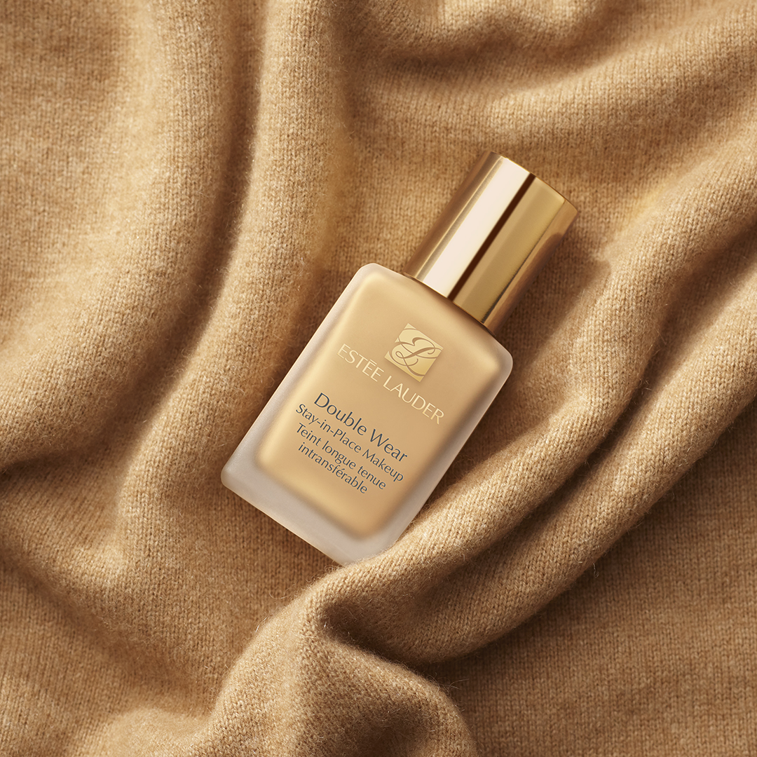 Give your skin a cashmere matte hug with our flawless #DoubleWear Stay-In-Place in 3W1 Tawny. Shop our transfer-resistant, oil-free #foundation now! estee.cm/3BDQA56