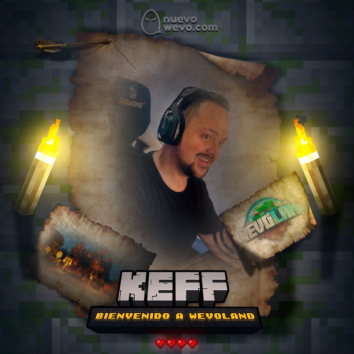 wevoland's tweet photo. Viene de manejar las calles más peligrosas con carro tanques, buses y camiones, a jugar a los cubitos con sus amigos!

Bienvenido @keffplay 
Edad: 27 años
Nivel de Minecraft: ¿Qué es Survival? https://t.co/c7Kb9AxfLX