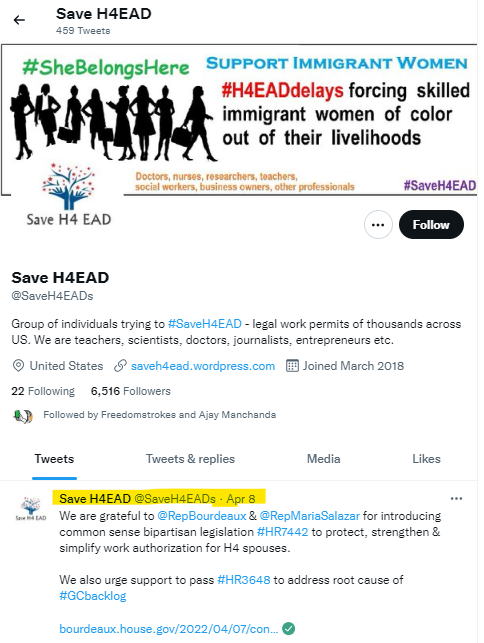 WhispersOfEyes's tweet photo. Wake up @SaveH4EADs !! People are still suffering due to #CountryCaps and #H4EAD backlogs.
"One step at a time" ?😀😀 https://t.co/5LT5Ivf1Sx