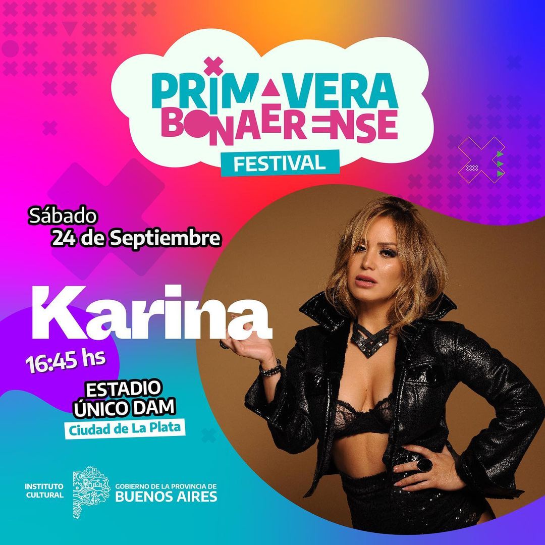 Decime_corazon's tweet photo. ..Hoy Karina en el estadio único de la plata festejando la primavera 16:45y a la noche en D I V E R S I O N de Quilmes. Y en el aniversario de LA M A G I C A en el estadio Malvinas argentinas. 1:30 @kari_prince no te lo pierdas. .. https://t.co/ijGphkrFfH