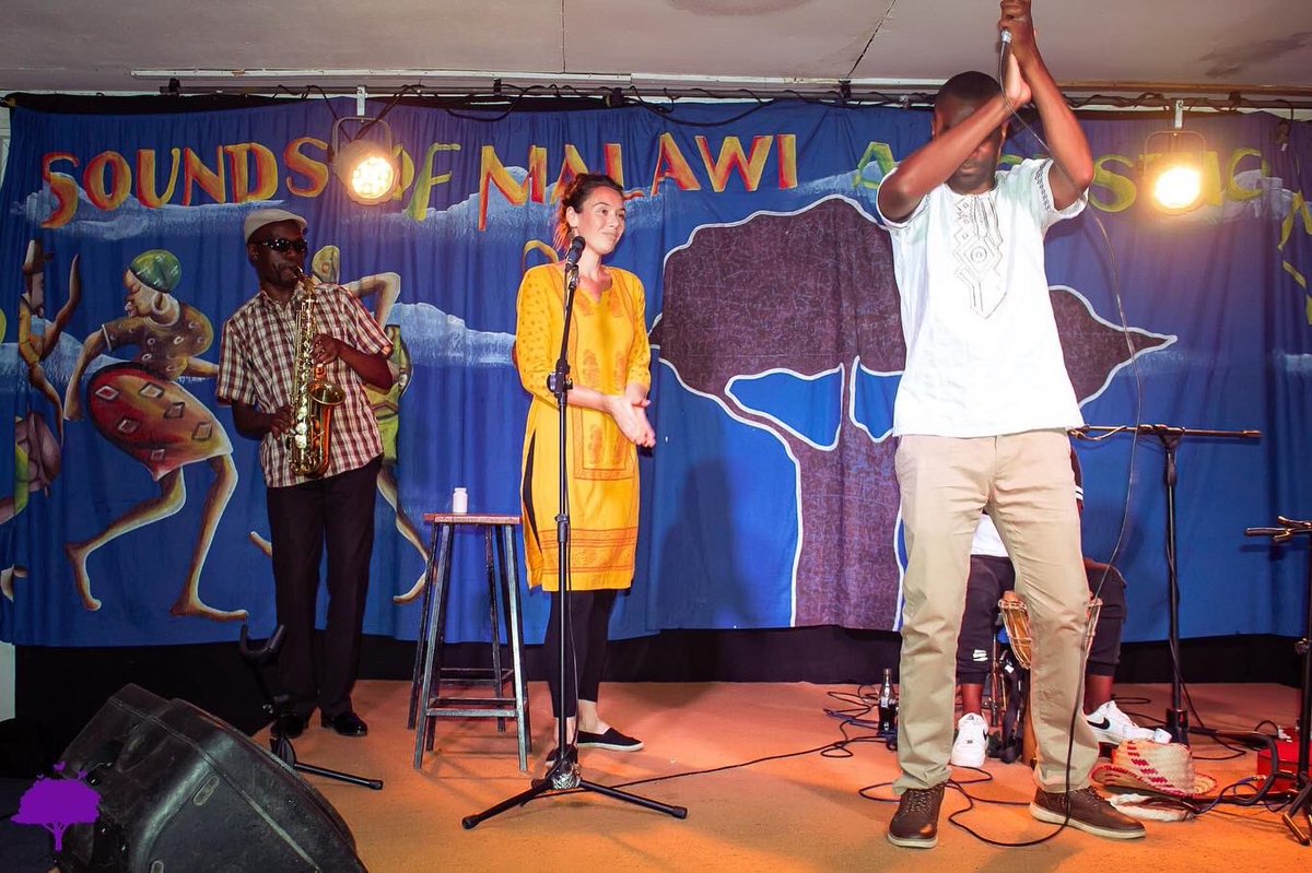 AnnemarieQuinn's tweet photo. Awesome time catching the brilliant @john_fire_music at #SoundsOfMalawi 🇲🇼🎶 Zikomo kwambiri for inviting me to perform ‘Kalulu’, it was great being back with you all, I’m so glad I remembered it! 🥰🙏
#music #livemusic #gig #show #malawi #musicinmalawi #musicinafrica #newmusic https://t.co/wIJp0yHJbr