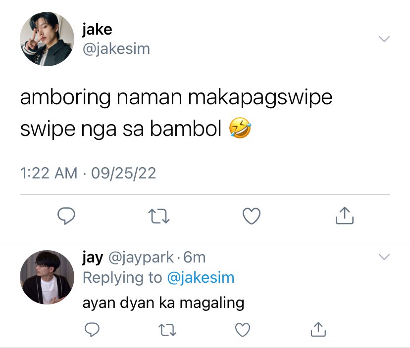 prodheejake's tweet photo. it’s a match! 

- a #heejake few twts au where jake unexpectedly sees his noisy and annoying neighbor in the dating app and decides to do something out of boredom and this act of impulse has surprised him with… https://t.co/tX7Heyrkdt