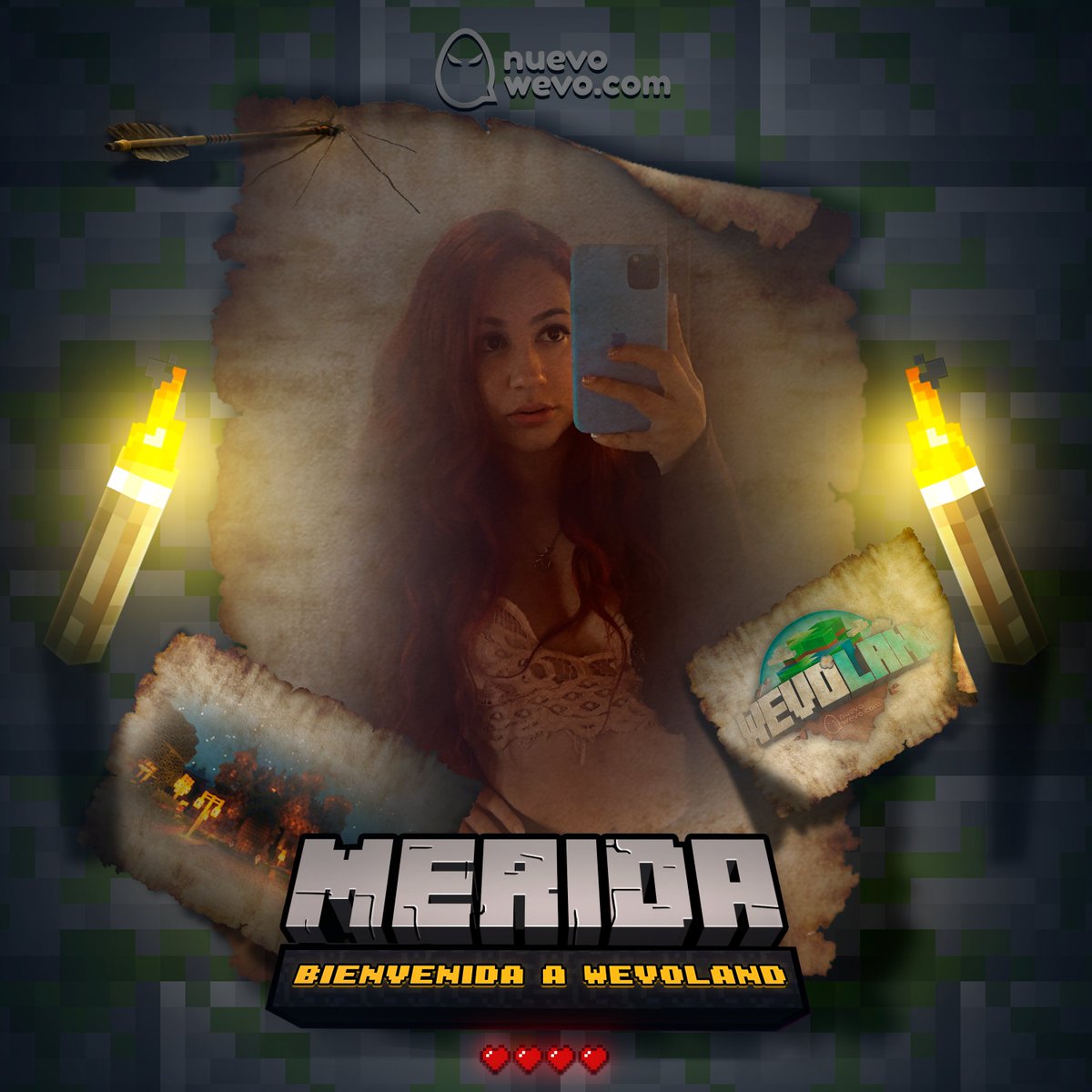 wevoland's tweet photo. Desde la tierra de valientes se aproxima una princesa, de que princesa sólo tiene  el rango. Le robaron una corona, pero viene a coronarse en Wevoland. 

Bienvenida @Merida_gamer 
Edad: 25 años
Nivel de Minecraft: Intermedio (o por lo menos eso es lo que ella dice) https://t.co/Adn85shXeW